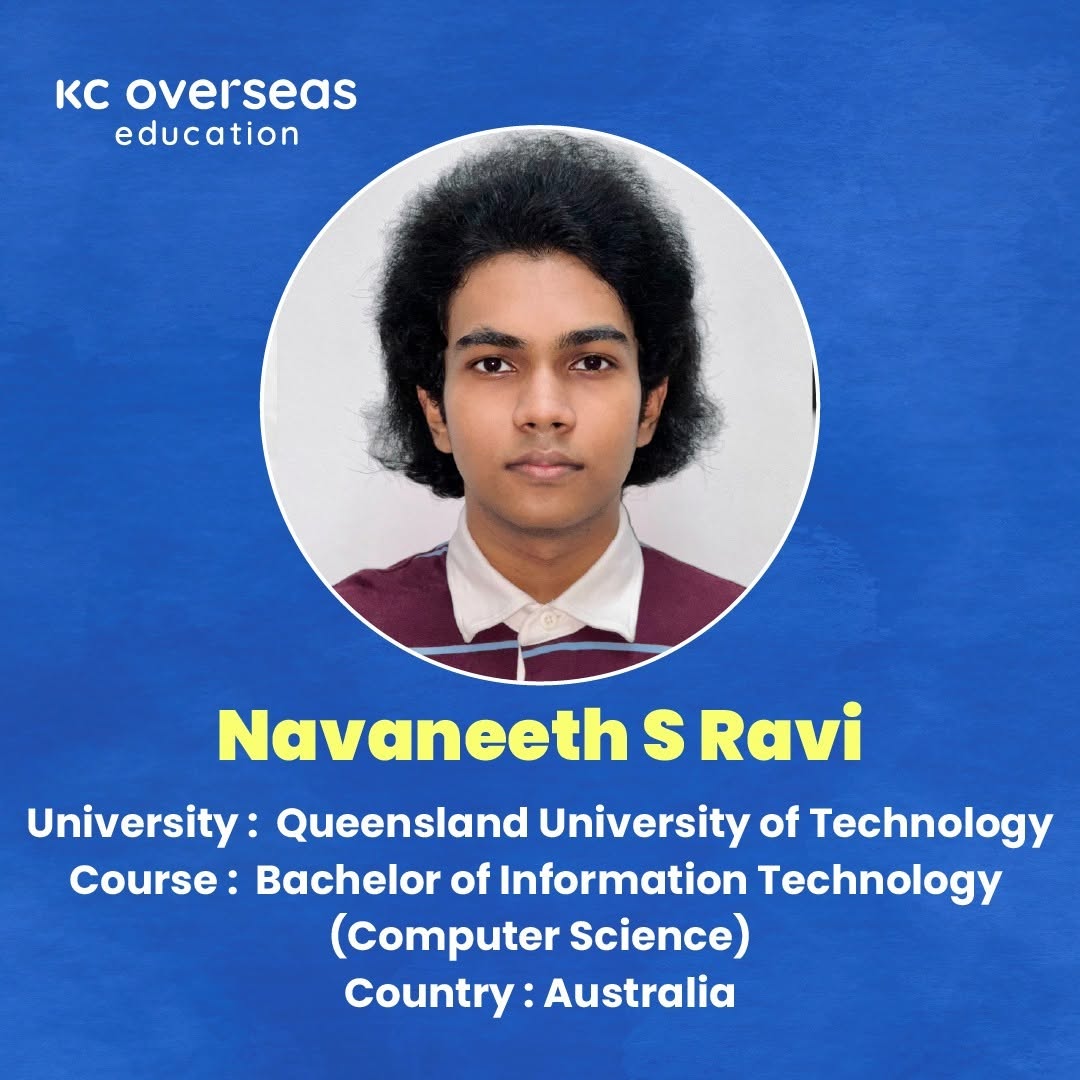 Student from KC pursuing bachelors at Australia