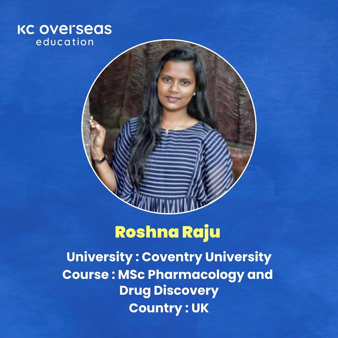 Student pursuing msc in pharmacology and drug discovery