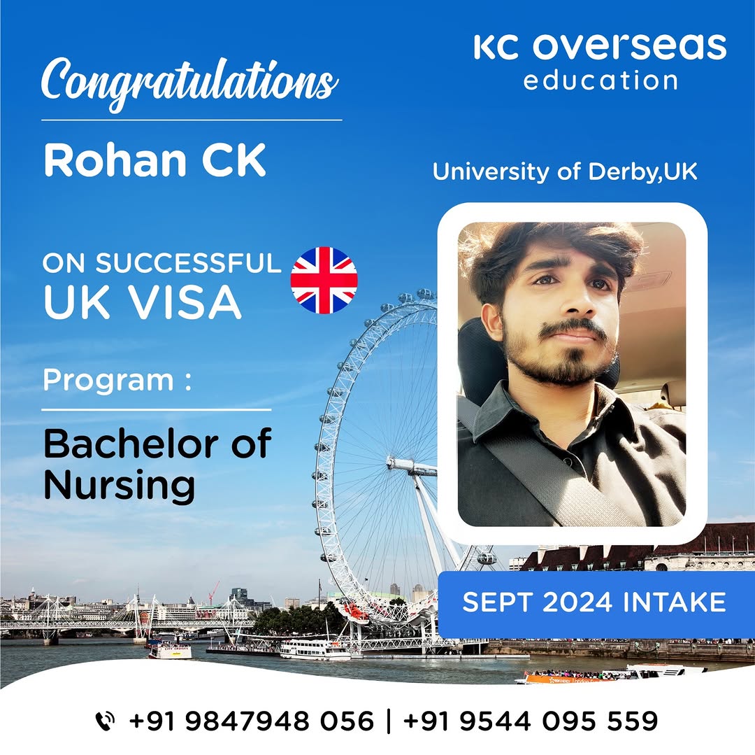 Success story of a student from the best study abroad in calicut