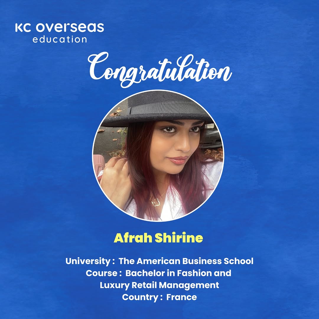 Student of KC pursuing bachelors in fashion and luxury retail management