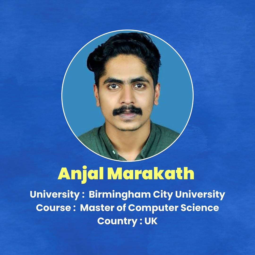 Student of KC Overseas Education pursuing masters in computer science at UK
