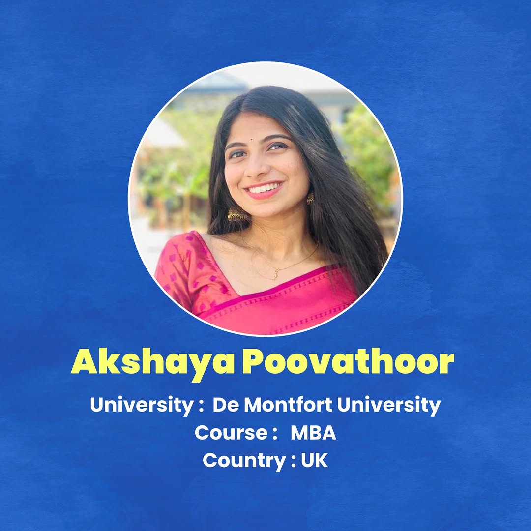 Student of KC Overseas Education pursuing MBA at UK