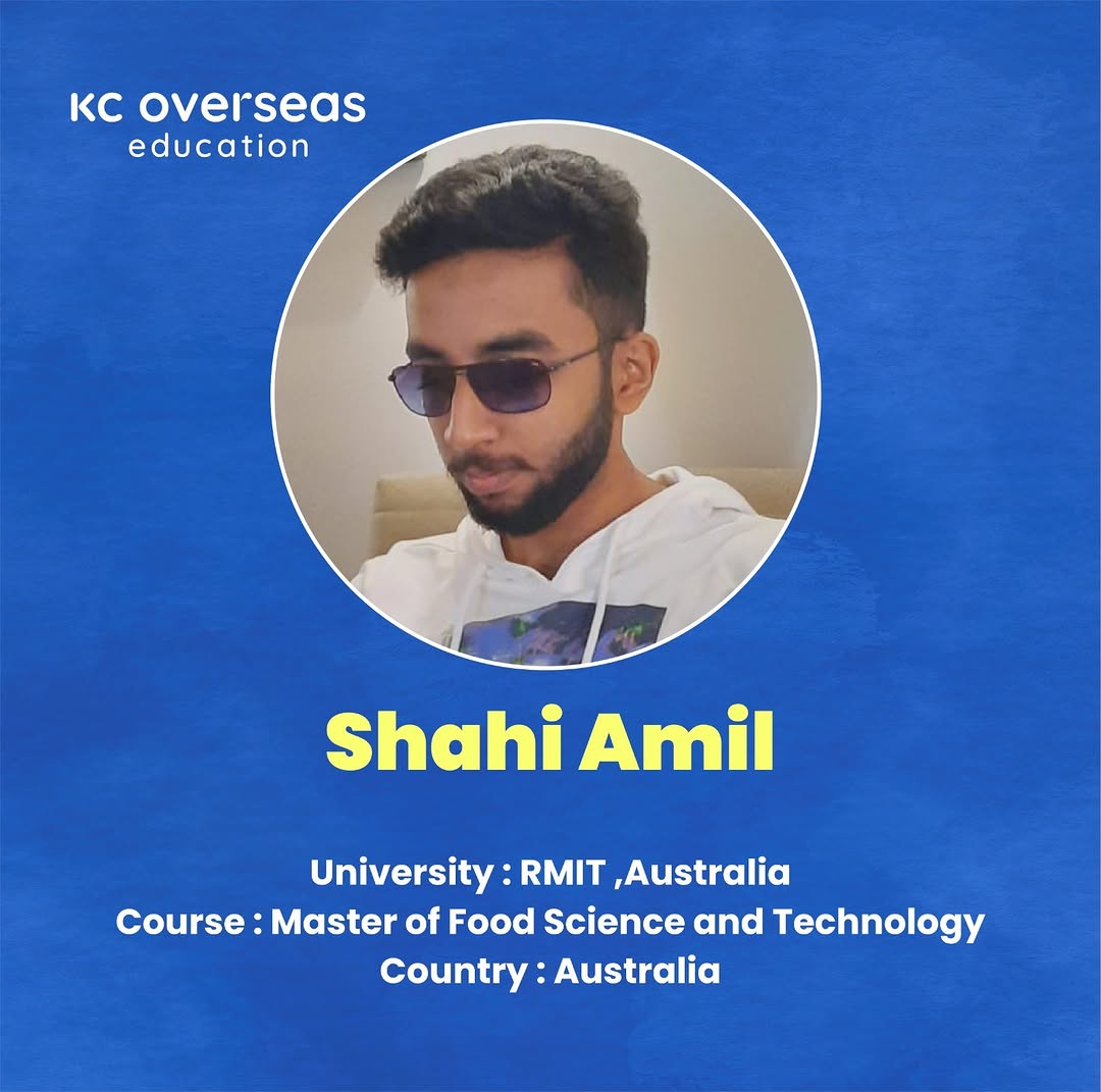 Success story of student from KC Overseas Education