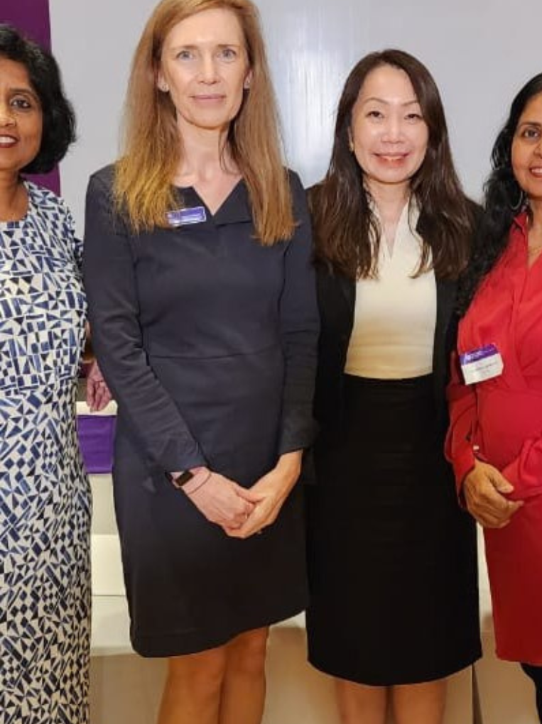 KC Overseas Education's director with the University of Queensland delegates