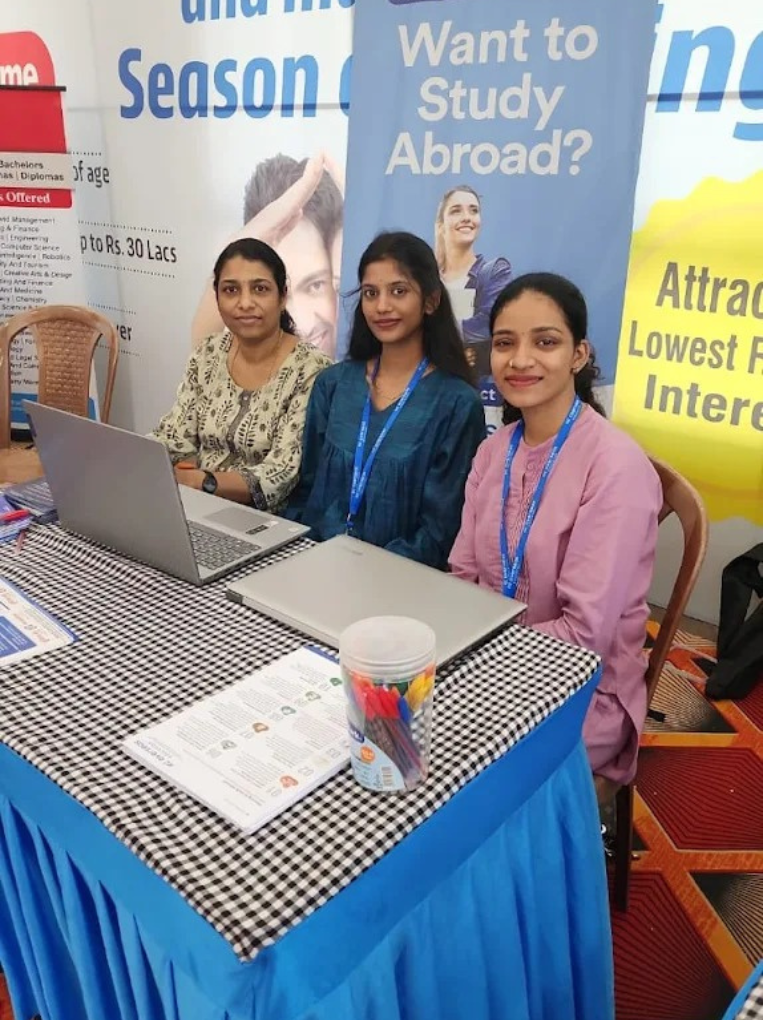 Counsellors at KC's education fair